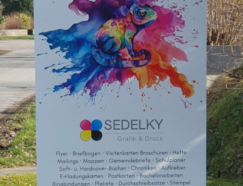 Unser neues Werbeschild – Ein echter Hingucker